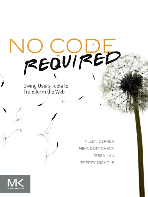 Title details for No Code Required by Allen Cypher - Wait list